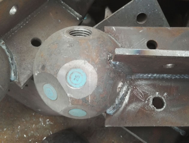 泰安螺栓球球塞，网架配件